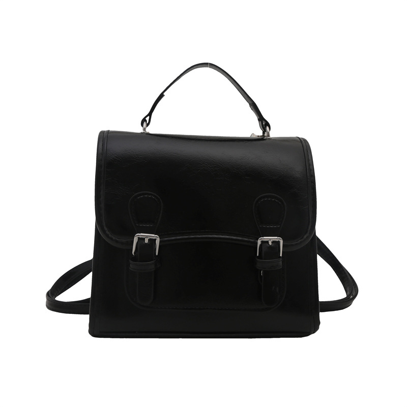 Bolso rojo de mano coreano para mujeres 2024 nueva moda mochila de moda estilo universitario mochila de hombro universal