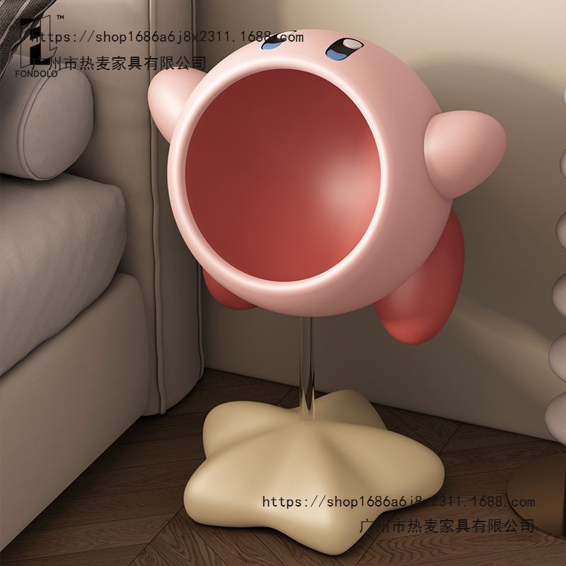 Kirby Creative Pink Fat Man Snack Rack Living Room Decoration Sofa Room Decoration Birthday Housewarming Gift