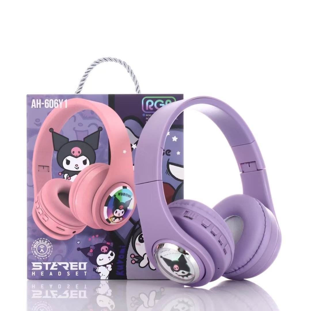 Nueva cápsula Koolomi auriculares Bluetooth de dibujos animados lindos auriculares estéreo de música computadora image 5