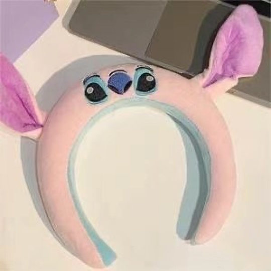 Cartoon Cute Stitch Headband, Funny and Cute Stitch Headband, Internet Celebrity Sweet Girly Heart Hair Accessories Headdress