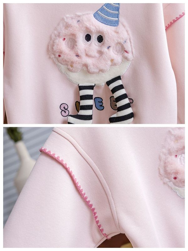 女の子の服の秋の服の2024新型の洋気の子供の頭の服の長袖の子供の秋の女の子の上着のファッション|undefined