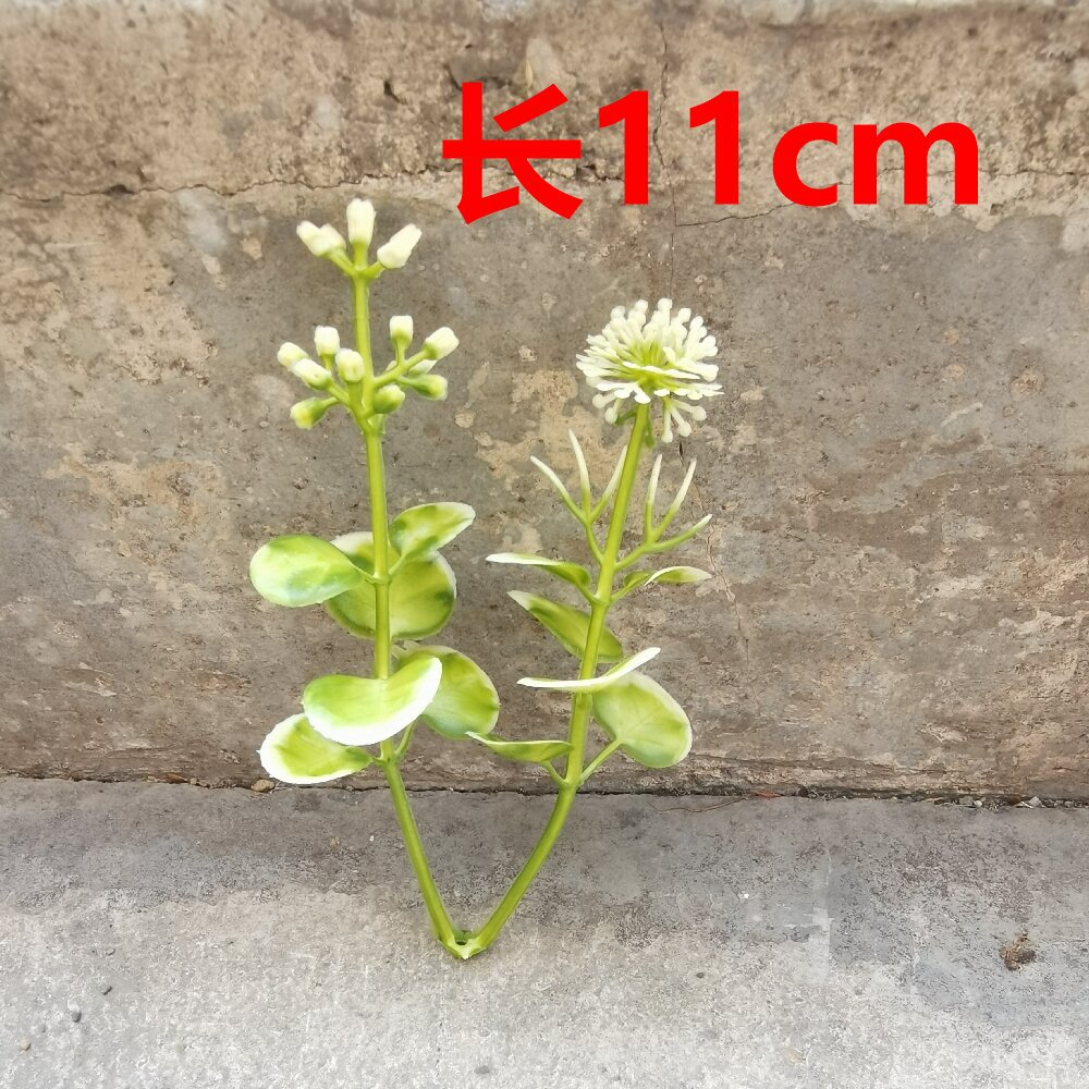 Imitación de hojas verdes hierba de agua hoja persa decoración de flores de boda pared flor de pecho accesorios de muñeca flores diy accesorios hechos a mano