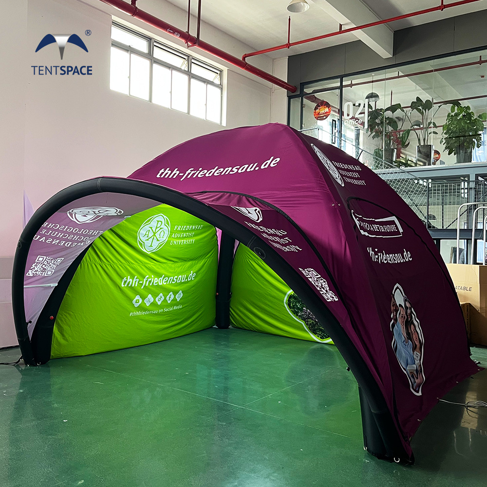 四脚展会充气广告帐篷户外大型夜宵活动帐篷 车展营销活动帐篷