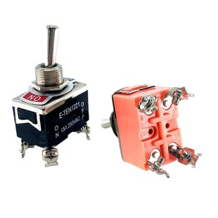 Hot Selling 12mm Medium Button E-Ten1221 -122 Four-Pin Two-Speed Shaking Rocker Switch