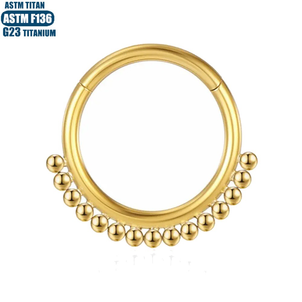 Pointed titanium steel lip stud product view
