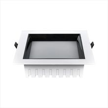 嵌入式方形筒灯套件 方形led筒灯外壳 工程商照防眩筒灯5寸