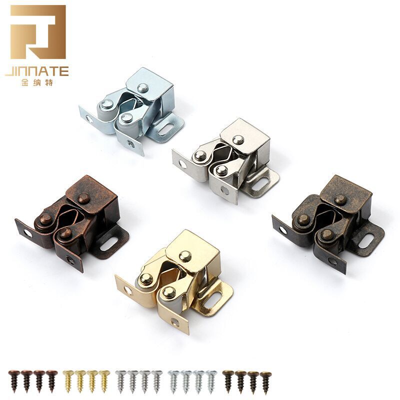 Wardrobe Door Snap-in Type Spring Bead Bead Card Bead Cabinet Bead Antique Old-fashioned Low-foot Door Clamp Wardrobe Cabinet Lock