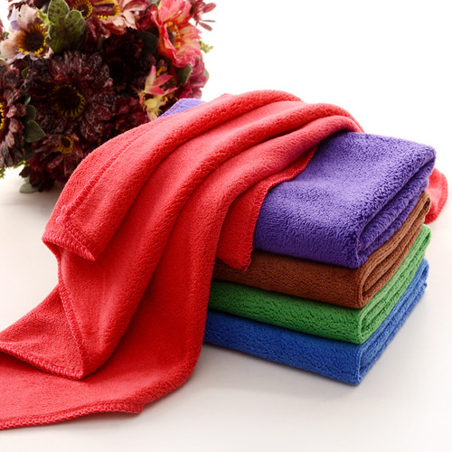 Microfiber Car Wash Towel, Ultra-Fine Fiber Car Cleaning Towel, Square Thick Absorbent Car Interior Cleaning Towel