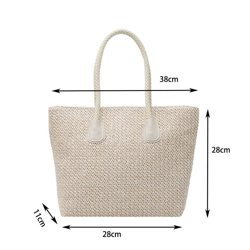 Trend summer straw shoulder bag