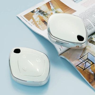 Electric vehicle key cover shell, cover t5 Crown Energy version - c-section-white
