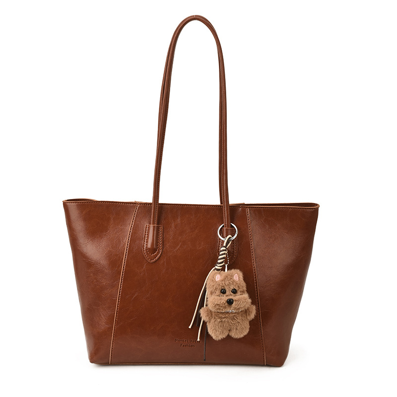 Bolso para mujeres 2025 nuevo estilo coreano retro bolso de hombro de alta humedad de moda de viaje al trabajo bolsa de gran capacidad