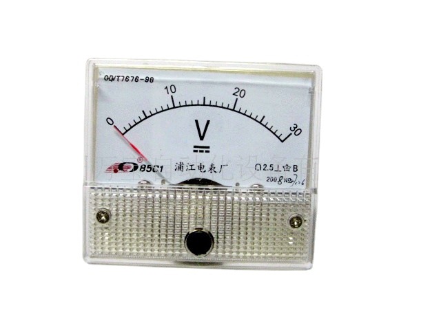 供应 小表头 机械表头 指针表 指针机械电压表85C1 30V(图)