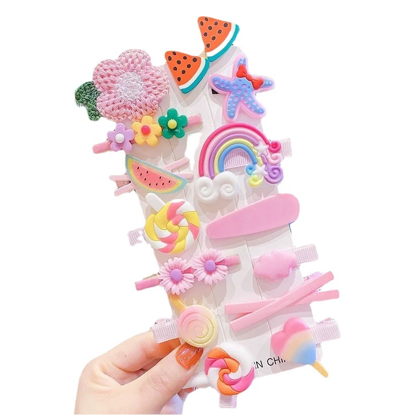 Perder dinero, limpiar el inventario, horquilla para niños al por mayor, horquilla para niñas, pinza lateral de flequillo para niñas, horquilla rota, accesorios para el cabello lindos