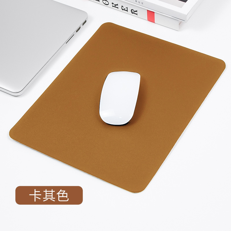 皮革鼠标垫纯色简约防滑鼠标小垫笔记本电脑办公桌垫游戏图案LOGO|undefined