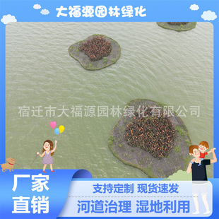 Factory Direct Sales Artificial Floating Island Floating Wetland Water Planting Floating Bed Fiber Wetland Composite Fiber Floating Island