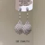 撞色晚宴欧式满钻耳钉