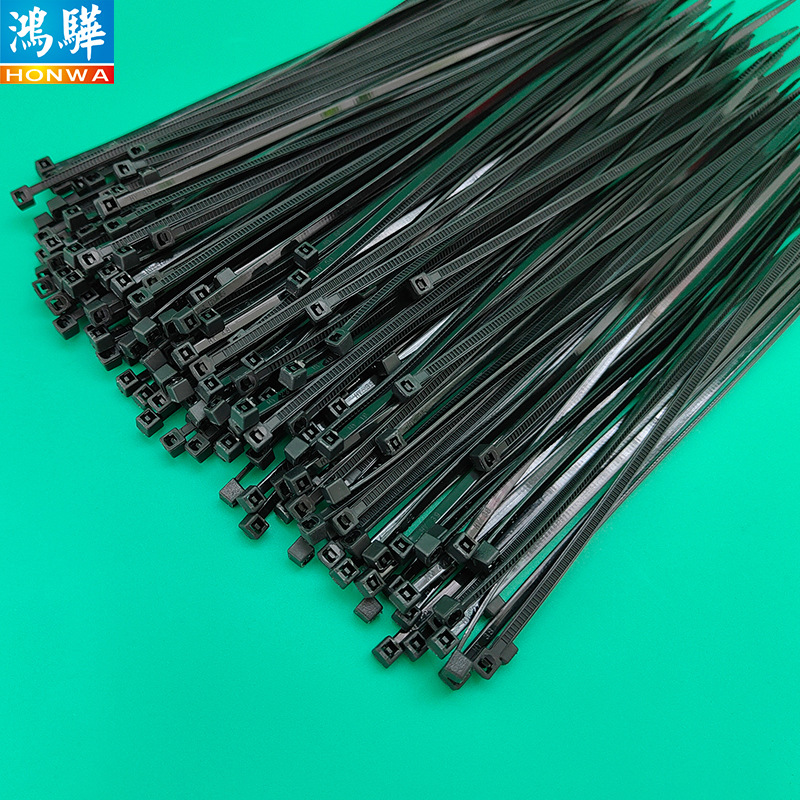 厂家生产黑色尼龙扎带3*150 国标2.5*150mm自锁式尼龙扎带批发