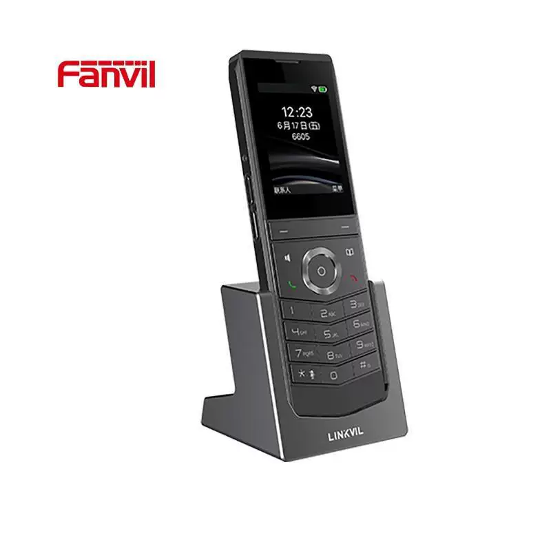 Портативный IP-телефон Fanvil W611W с поддержкой Wi‑Fi, влагозащищённый и пыле-/ударопрочный, офисный ручной IP-аппарат