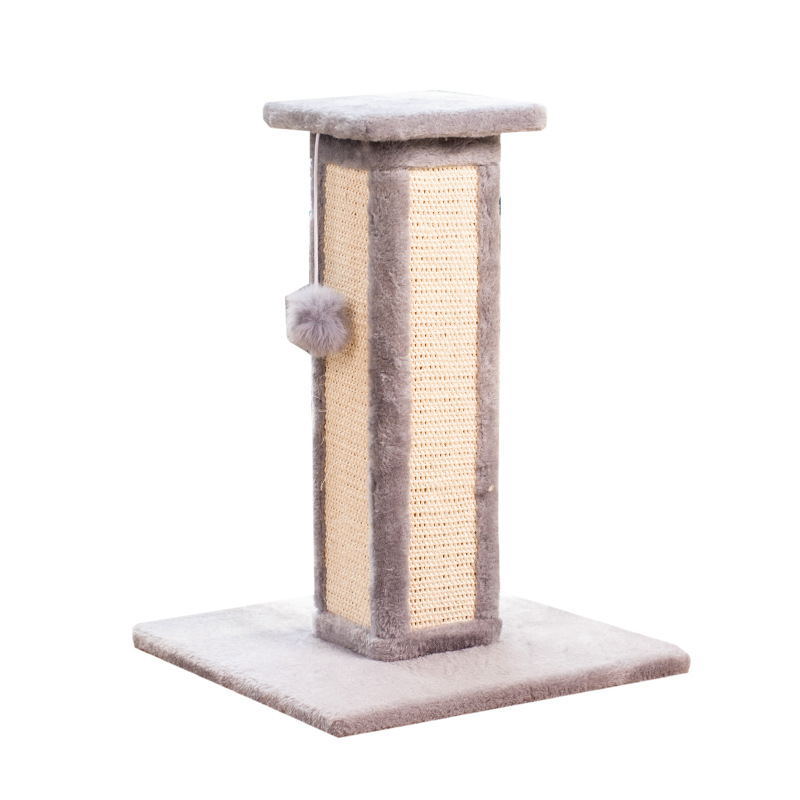 Columna romana personalizada, tabla de agarre para gatos, columna de escalada para gatos, vertical resistente al desgaste, sin astillas, marco de escalada para gatos integrado, suministros para gatos de sisal