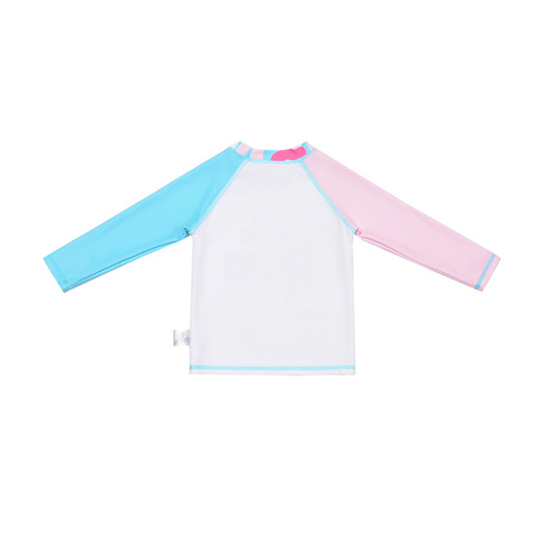 Korean Children's Swimsuit for Girls, Separate Style, Medium to Large Size, Baby Long Sleeve Sun Protection Swimsuit, Cute Girls' Swimwear