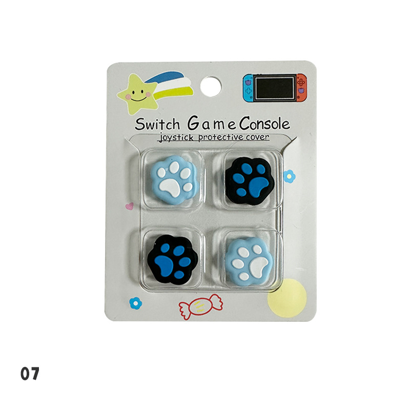 Tapa basculante de silicona de Nintendo Switch de dibujos animados NS Lite tapa basculante tapa protectora mango tapa protectora basculante