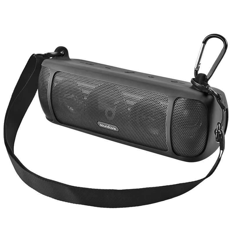 Anker Soundcore Motion+ Bluetooth Speaker Gel Soft Leather Case Rubber Protective Case Travel Portable