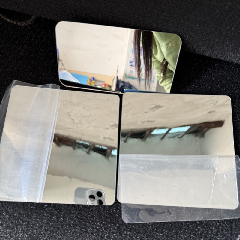 背胶亚克力镜片 亚克力镜面板  自粘式亚克力镜子 亚克力镜面墙贴