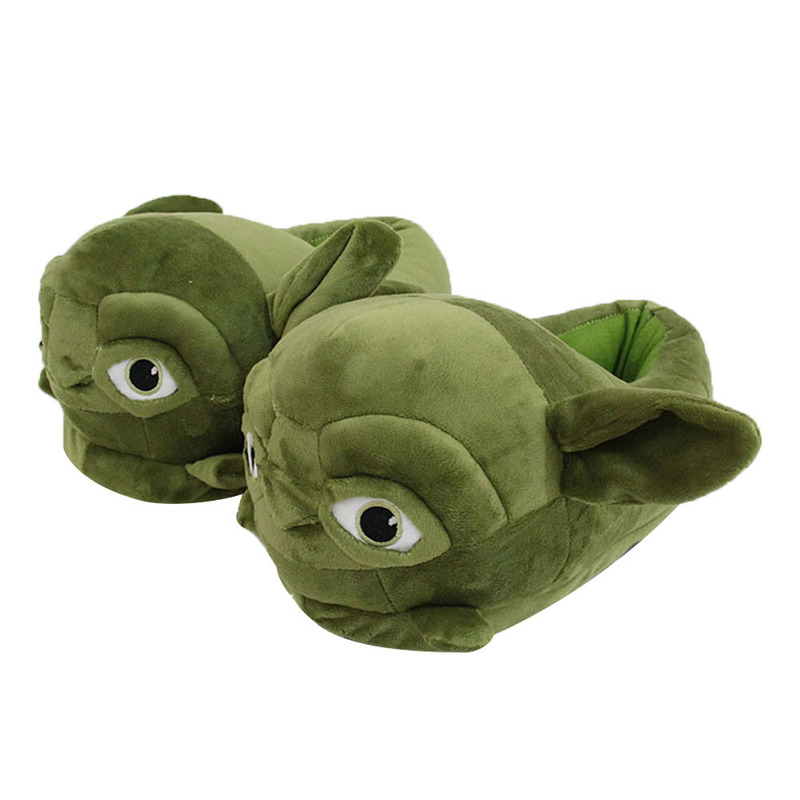 Star Wars Master yoda Peripheral Cartoon Slippers Alien yoda Plush Home Men's and Women's Warm Cotton Slippers Star Wars Master yoda Peripheral Cartoon Slippers Alien yoda Plush Home Men's and Women's Warm Cotton Slippers