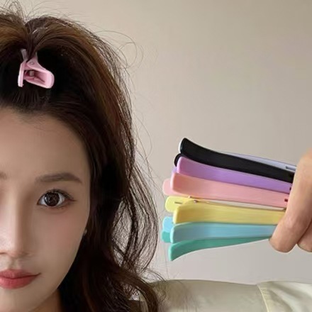 マカロンチップロングメイクヘアピン前髪クリップヘッドドレスシームレスクリップヘアカラークリップ卸売|undefined
