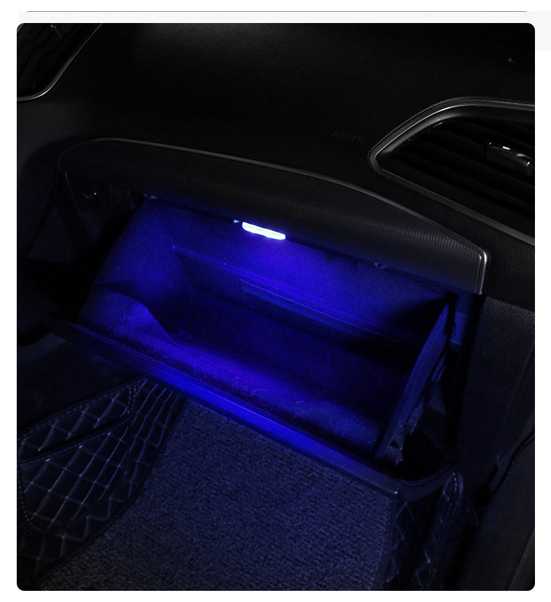 Car touch light car atmosphere car induction usb charging reading light room light led modified lighting wholesale