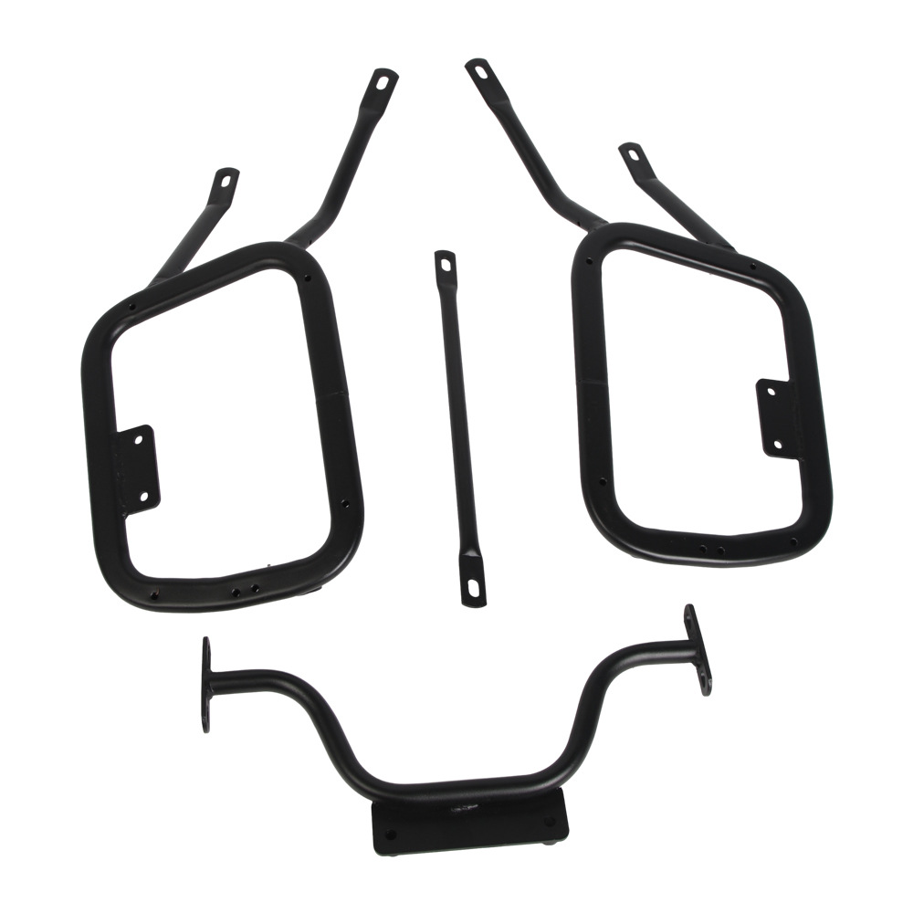 Adecuado para longxin wuji 500DS caja lateral de acero al carbono marco lateral tres caja soporte de aleación de aluminio caja lateral soporte