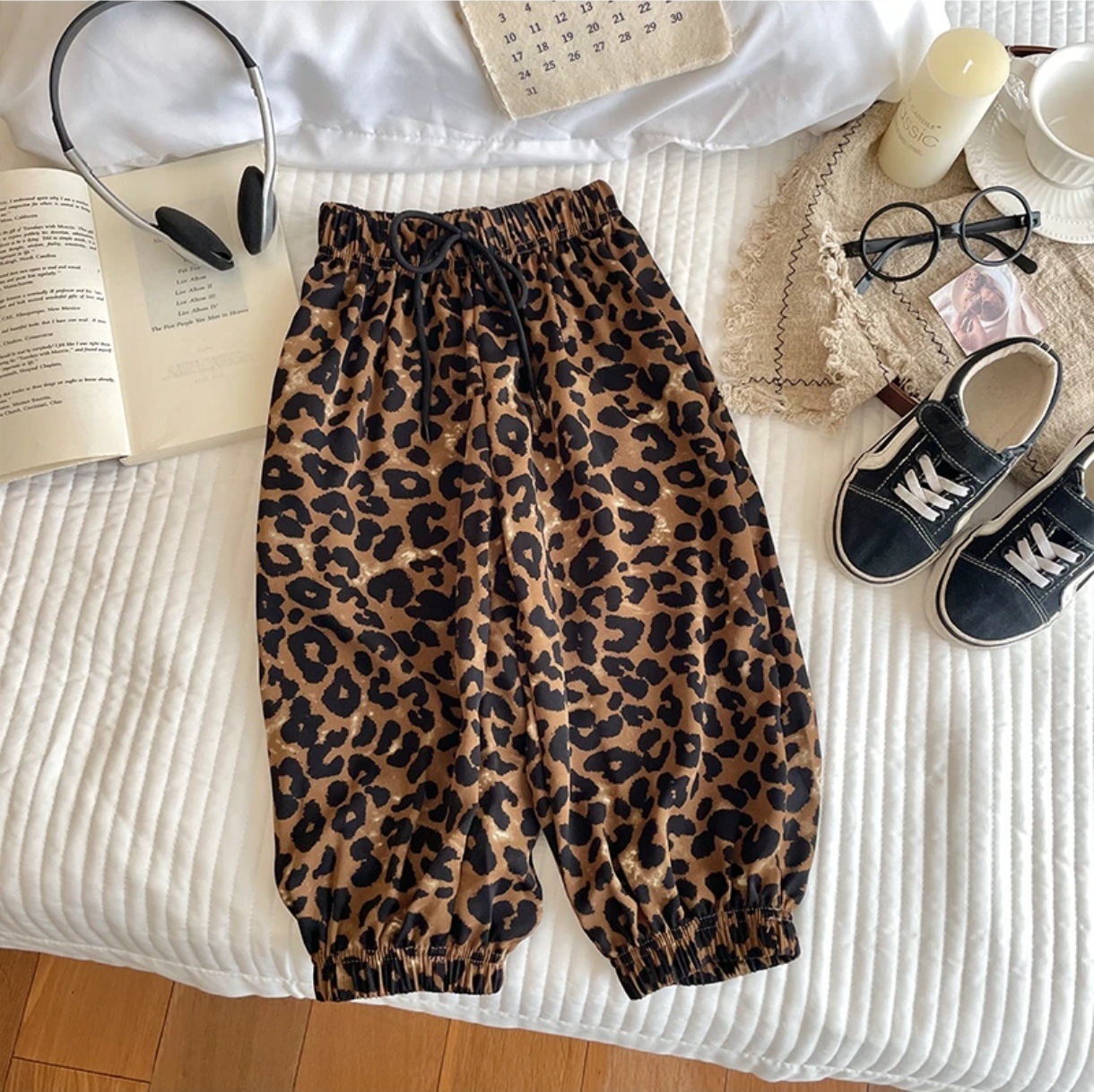 123-브라운 레오파드 프린트