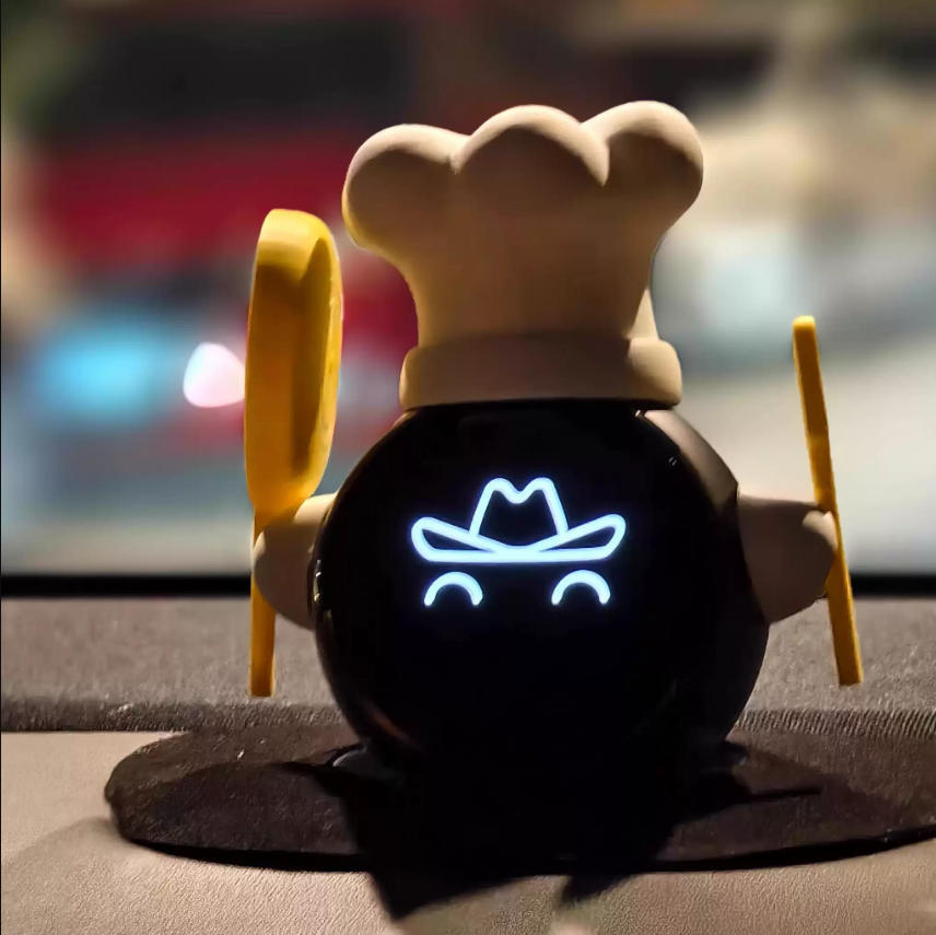 NIO Nomi decorative hat for car, funny and creative car interior accessory, 3D printed