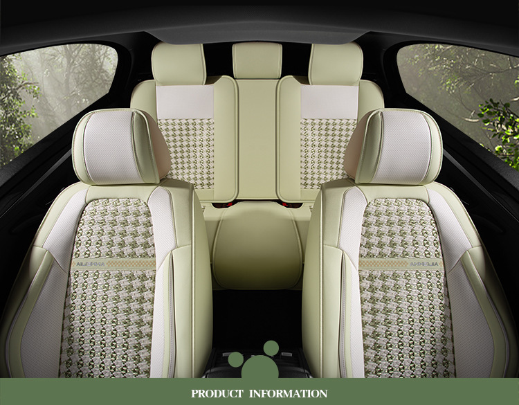 Car Seat Cover for All Seasons, Summer Ice Silk Breathable Car Seat Cover, Popular Full-Coverage Seat Cushion, Wholesale