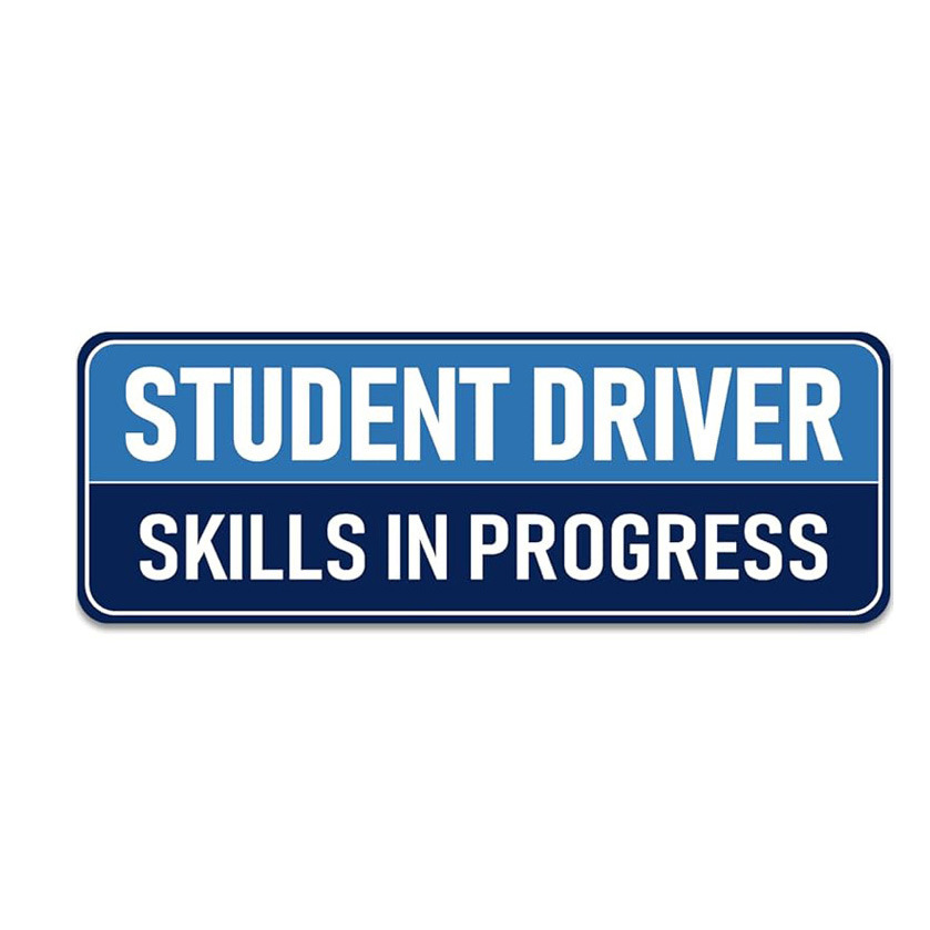 Amazon Student Driver Magnet Car Student Driver Señales de precaución de seguridad móviles image 7