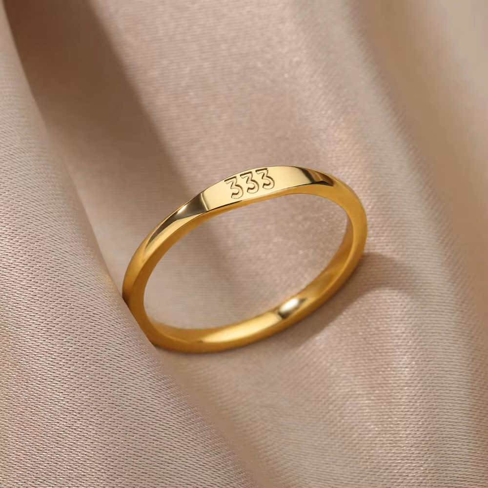 5g Weight 0.03µm-0.05µm Gold Plating Thickness PVD Coated Gold Plating Process Real Gold Plated Plating Material Rings Classification 18K Gold Plating Color 10, 7, 9 Ring Size 1 Piece Quantity Daily Occasion 304 Stainless Steel Material Number Pattern All Seasons Season Unisex Gender Simple Style Style Waterproof Non Tarnish, Plating Craft PVD Coated Real Gold Plated 18K Gold Number 304 Stainless Steel Simple Style Waterproof Non Tarnish Rings 6