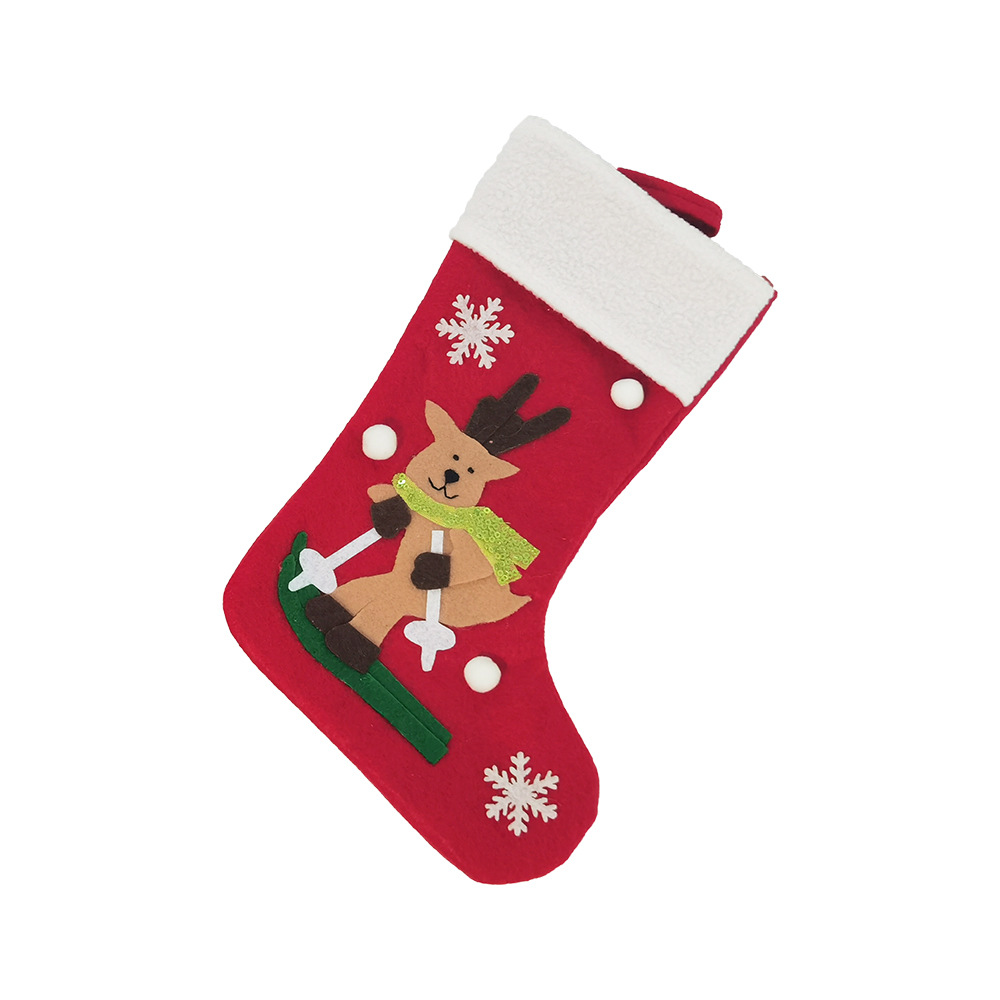 Venta caliente transfronteriza una variedad de adornos de árbol de Navidad opcional Santa Claus muñeco de nieve ciervos bolsa de regalo Regalos de Navidad para niños