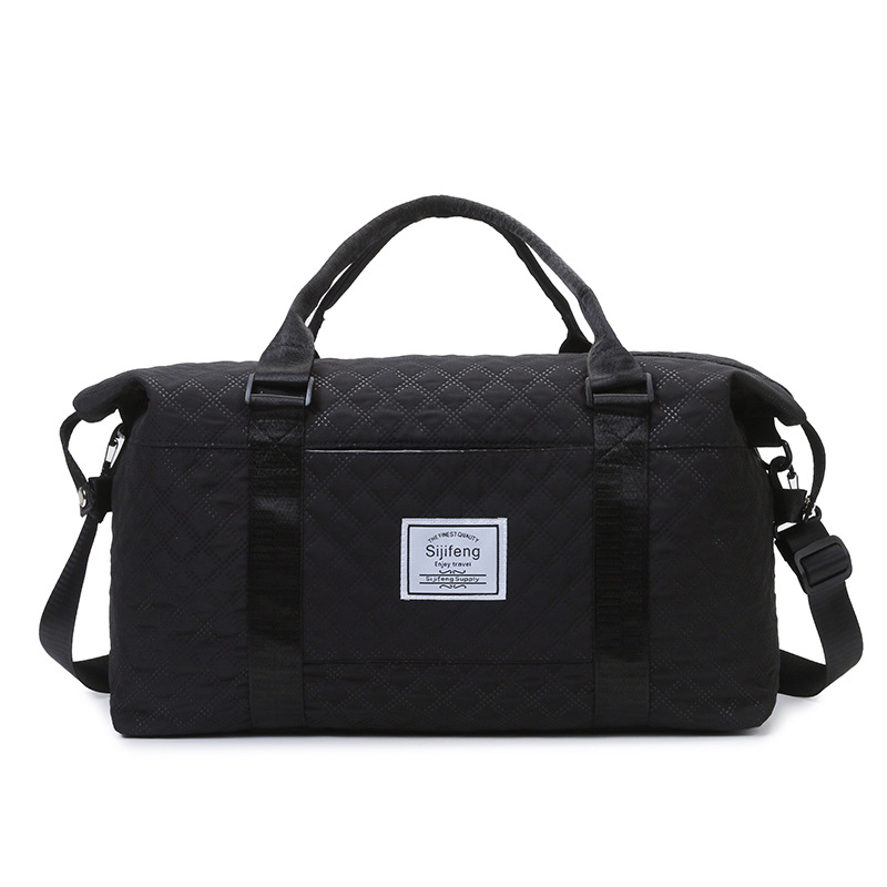 2025 bolsas de viaje de gran capacidad bordadas de diamante bolsas de yoga bolsas de equipaje separación húmeda seca bolsa madre comercio exterior al por mayor image 9