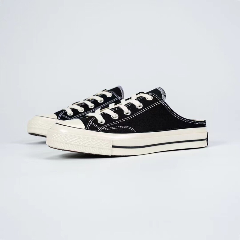 Akita's Popular 1970S Canvas Shoes, Half-Slip Vulcanized Shoes, Xiaoju Women's Shoes, Men's Shoes, Drop Shipping