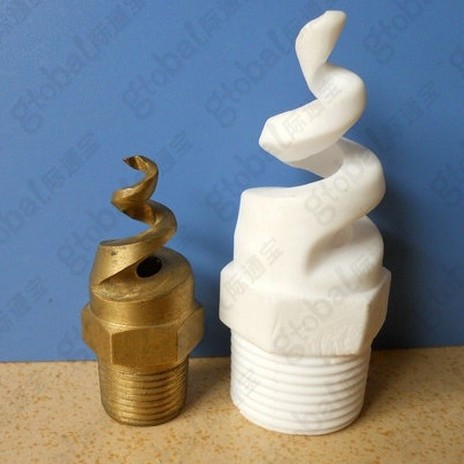 耐腐高温陶瓷螺旋喷淋头  脱硫除尘降温SPJT不锈钢喷头