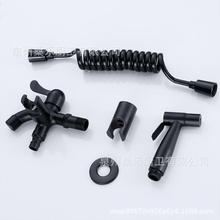 外贸东南亚非洲黑色水龙头拖把池龙头多功能喷枪一进二出妇洗喷枪