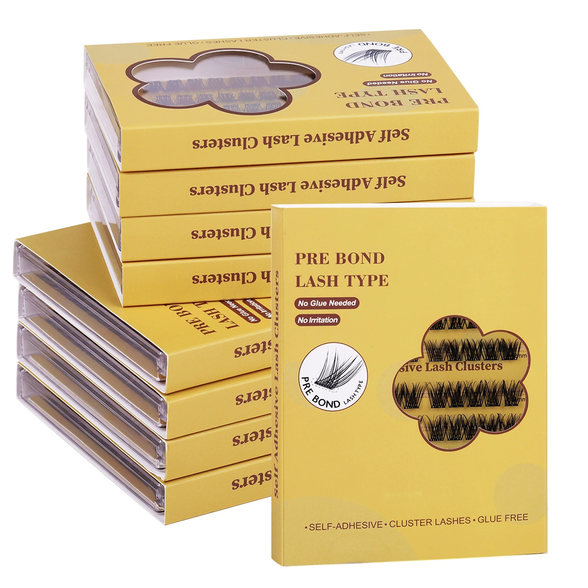 Dense curling self-adhesive false eyelashes for eyelashes, Amazon, European style