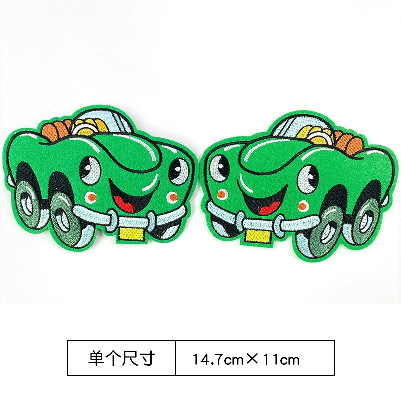 Big cartoon down jacket, mosquito net, children's stickers, with embroidery