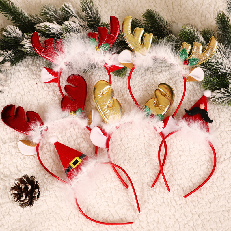 220g Weight Christmas Cute Antlers Party Festival Costume Props Party Accessories