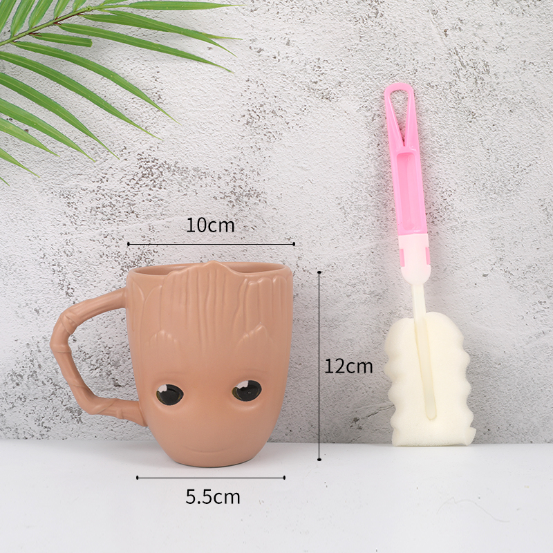 Cerámica transfronteriza Marvel Cup Iron Man con cubierta con cuchara taza Deadpool Thanos taza de agua tendencia de personalidad