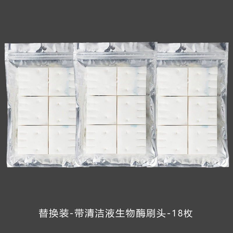 Disposable toilet, brush, changeable set
