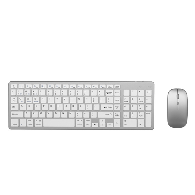 Dongguan aubedi Bluetooth de Doble Modo de teclado y ratón traje 2,4G de carga inalámbrica de negocios mudo teclado y ratón traje