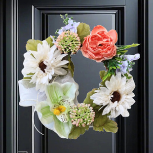 Scandinavian Ins Small Fresh Silk Flowers Fake Flowers Living Room Decoration Plant Wall Decoration Flowers Beautiful Garland