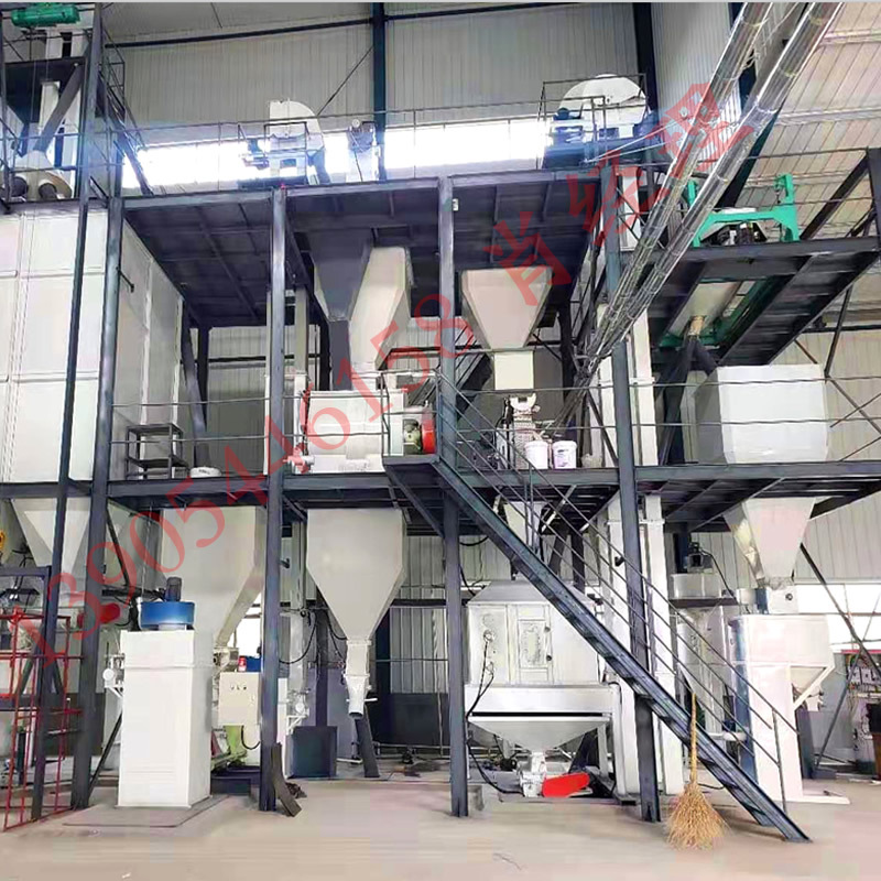 猪饲料生产线，猪场饲料厂大型饲料加工全自动配料粉碎制粒生产线