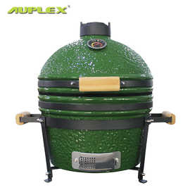 16寸Kamado陶瓷烧烤炉户外BBQ烤串炉汉堡披萨炉 商用烧烤店烤肉